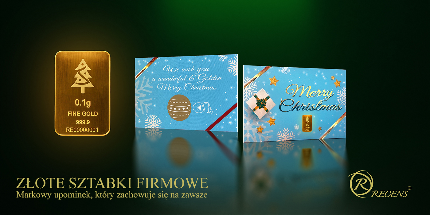 Recens - gadżety reklamowe z czystym złotem EXPANDER 11.2025
