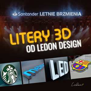 Litery 3D