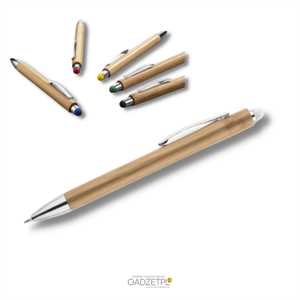 Długopis bambusowy z logo DECO49