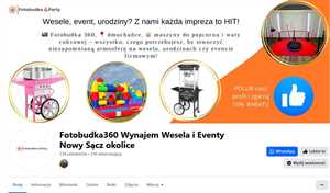 Prowadzenie profilu Facebook dla fotobudka4party.pl przez agencję dbMind.pl